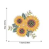 8pcs DIY Sunflower Diamond Painting Acrylic Fridge Magnet