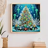 Christmas Tree - Diamond Painting - Partial Special Shaped Drill(Canvas|30*30cm)