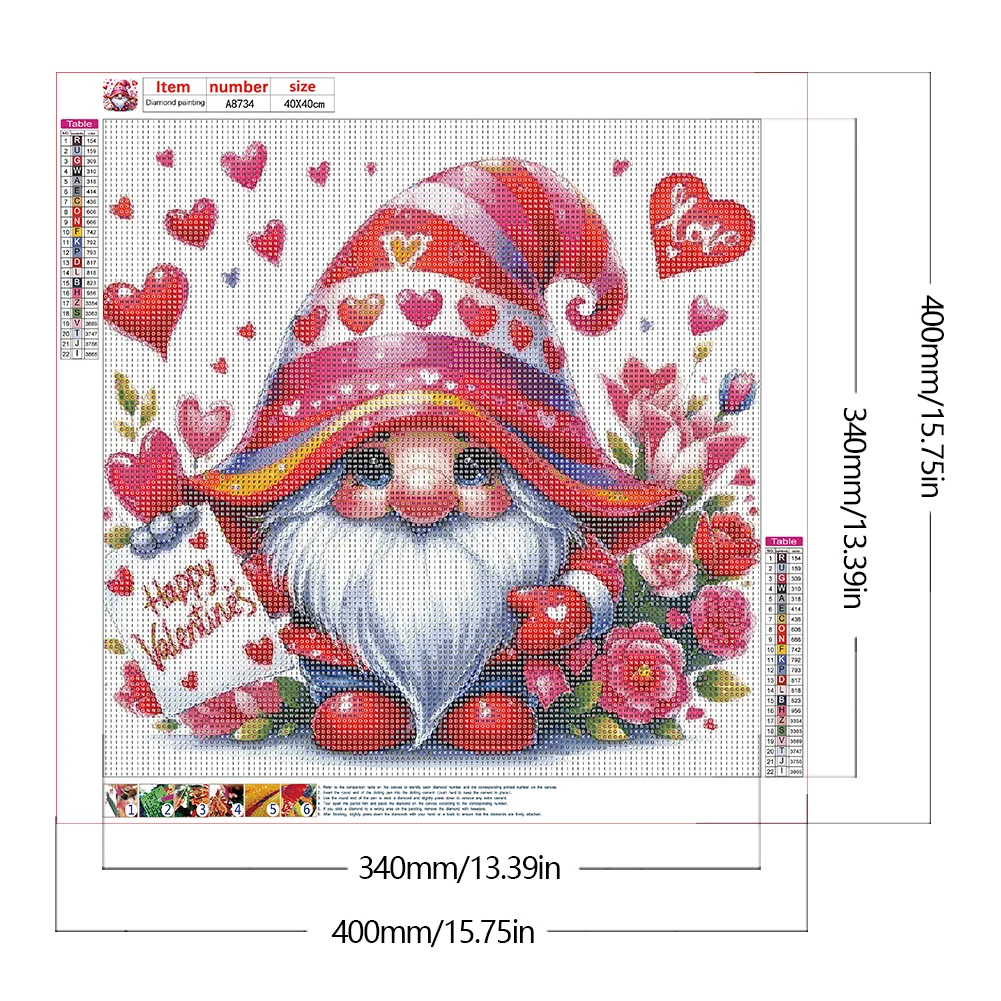 Diamond Painting - Full Round Drill - St. Patricks Day Gnome(Canvas|40*40cm)