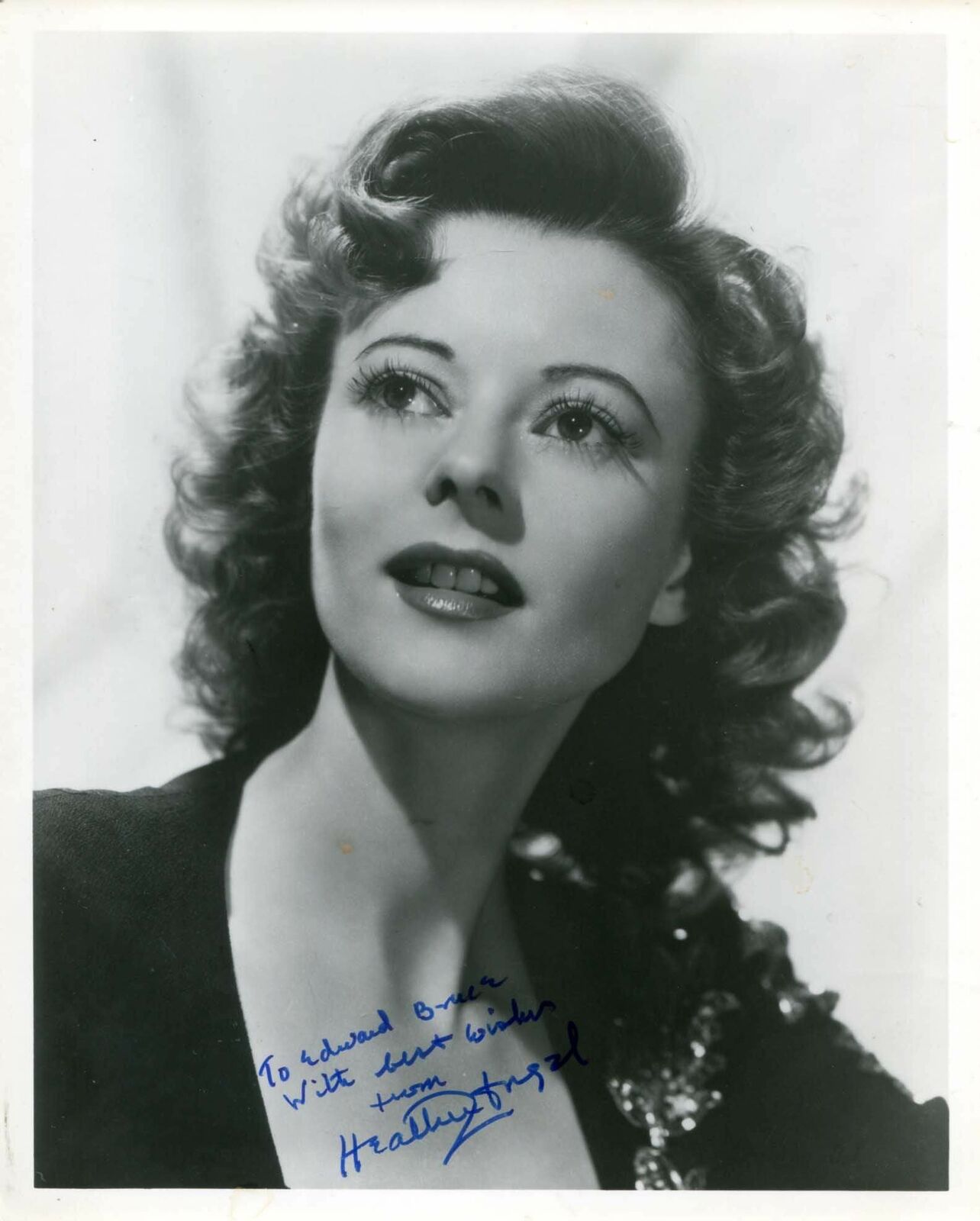 ACTRESS Heather Angel (+) autograph, signed Photo Poster paintinggraph