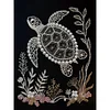 Girl Animals Premium 5D Diamond Painting Kit Black & White Pearls painting Sparkling Special Shaped Diamond painting(Multi-Style)