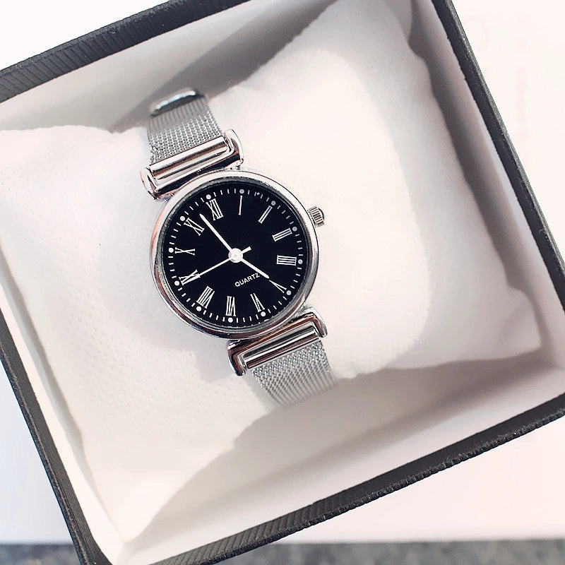 Minimalist Classic Style Solid Color Buckle Quartz Watch Women’s Watches