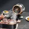 Desktop Range Hood Kitchen Exhaust Fan Height Angle Adjustment Mini Cooker Hood