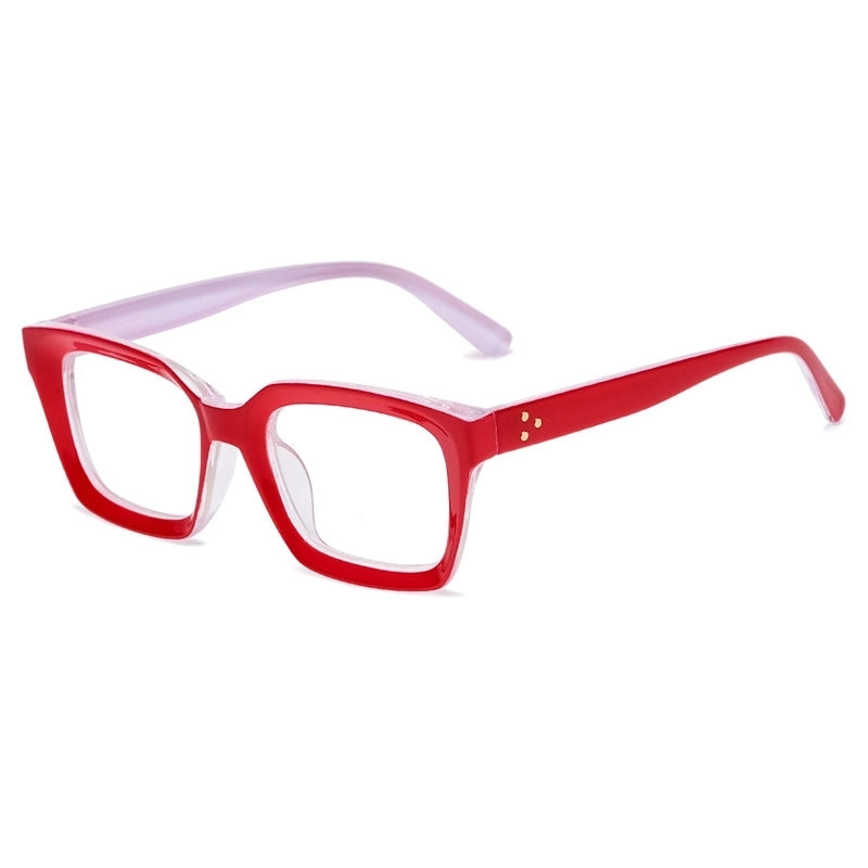 Minimalist Leopard Ac Square Full Frame Optical Glasses