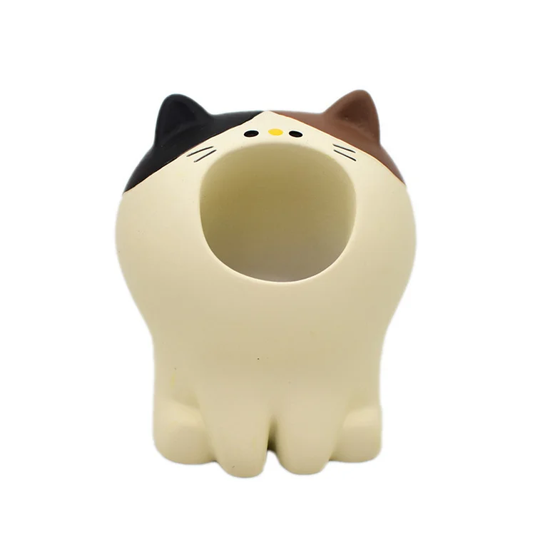【HUGE 48% OFF SALE】Desktop Organizer Box Cute Pen Holder for DIY Needlework Quilting (Three-Haired