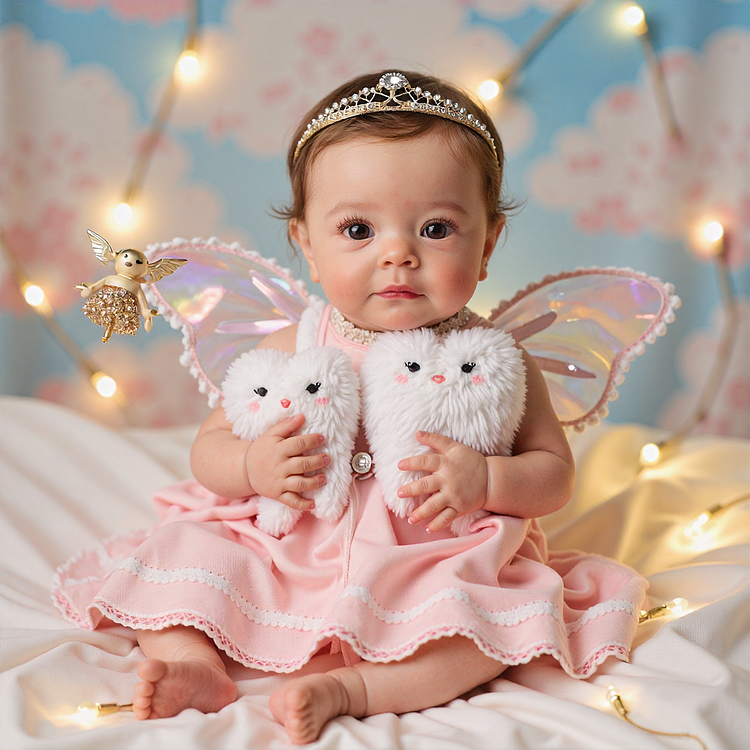 12"&16" Clement Full Body Silicone Bendable Reborn Baby Girl or Boy Dolls Named Kadera and Kmian