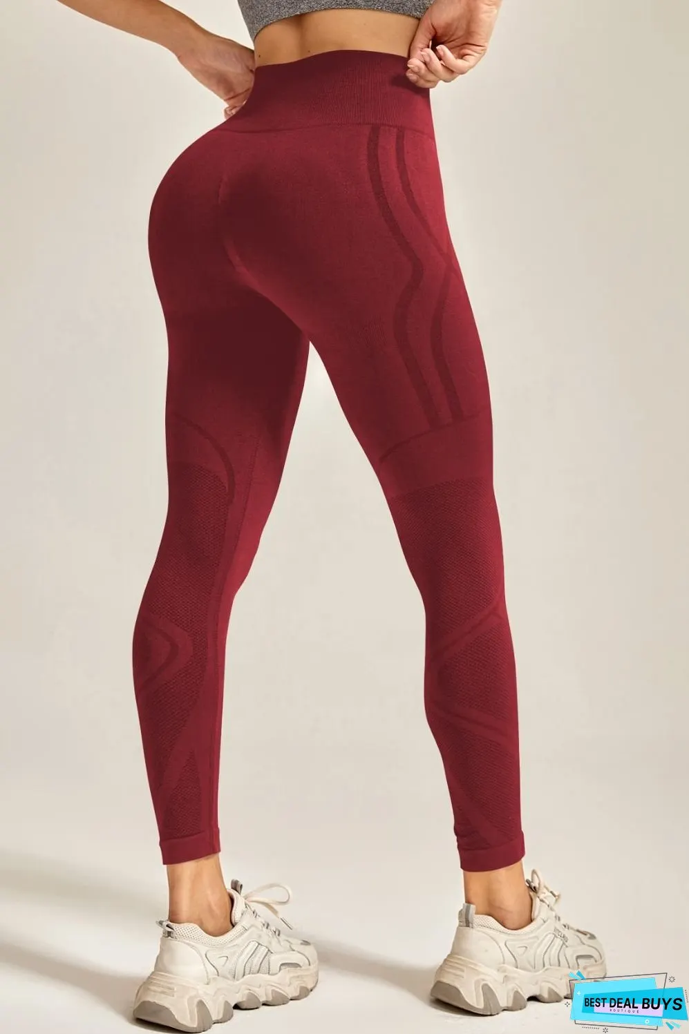 Wide Waistband Long Active Pants