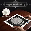 DIY Pearl Painting Sunflower for Home Wall Decor(25x25cm)