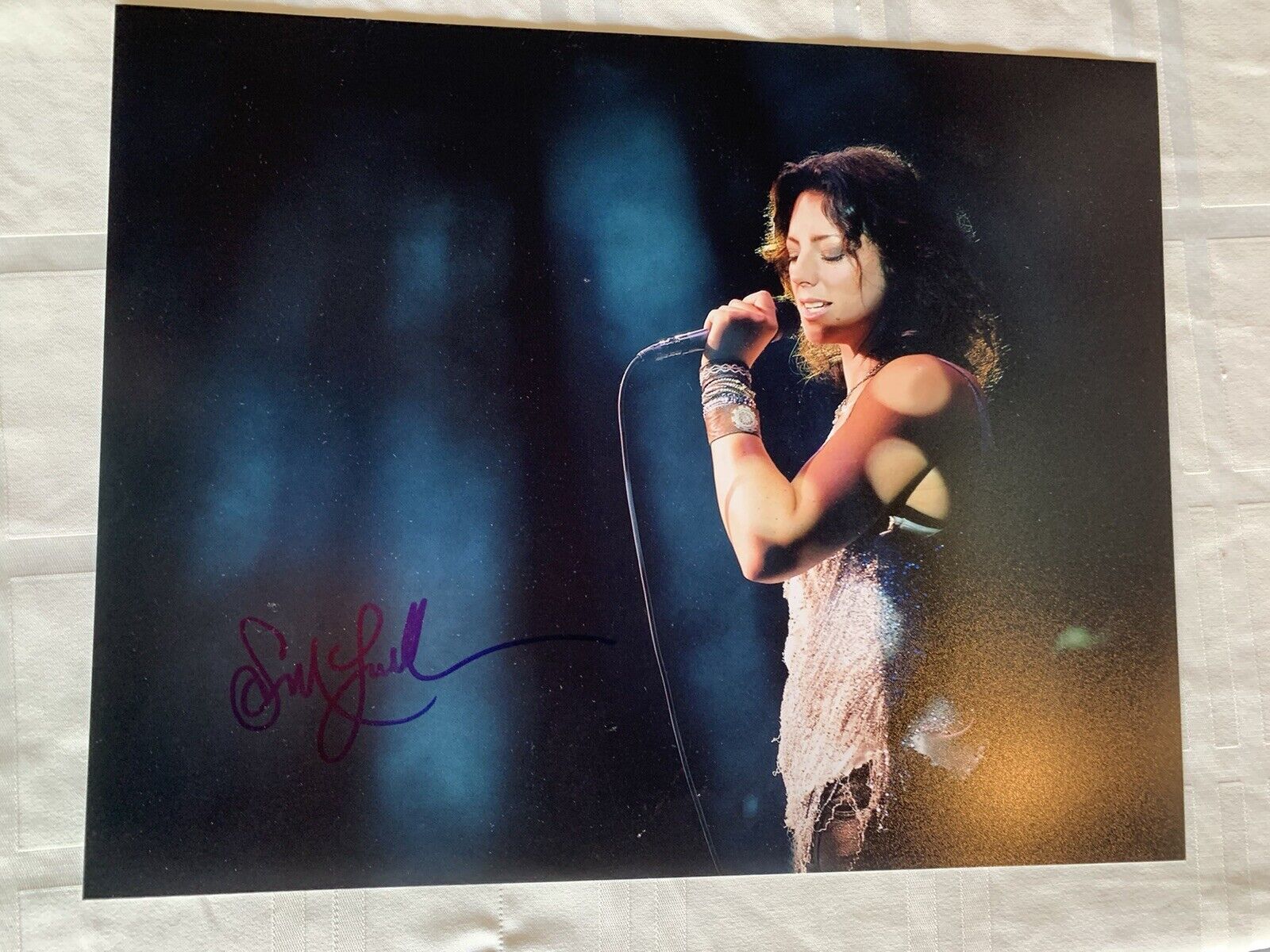 sarah mclachlan signed 11x14 Photo Poster painting Auto