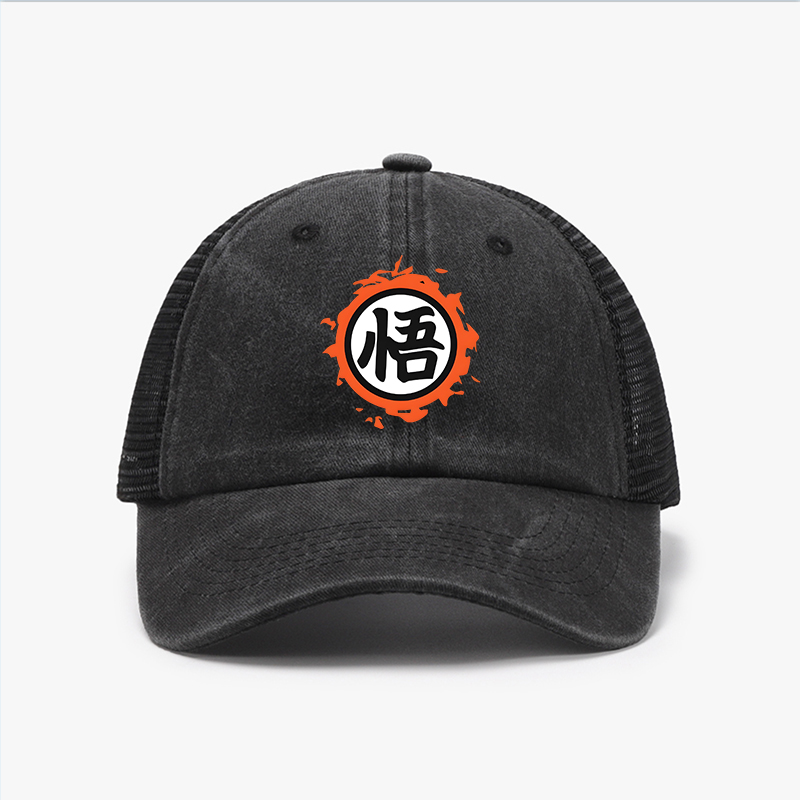 Unisex Dragon Ball Anime Simple Print Breathable Baseball Cap