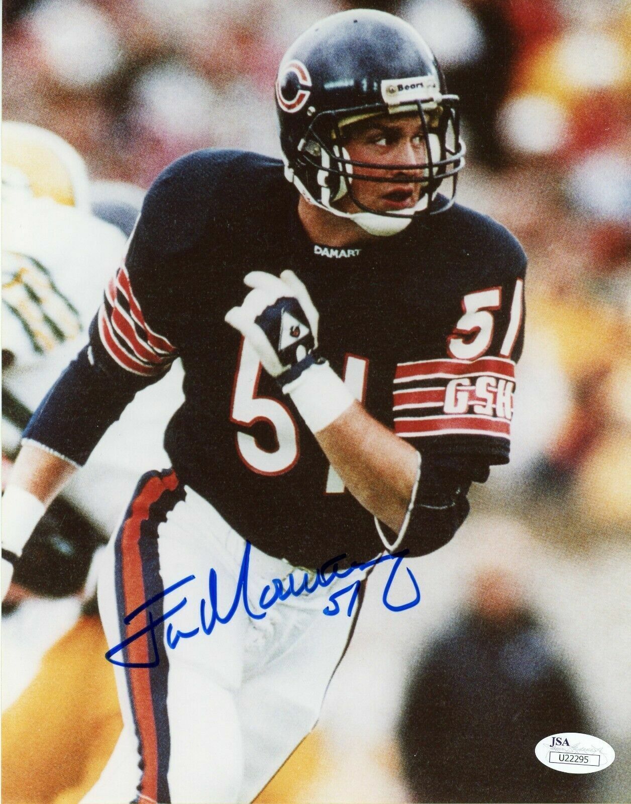 Jim Morrissey Signed 8x10 JSA COA Photo Poster painting Autograph 8x Chicago Bears