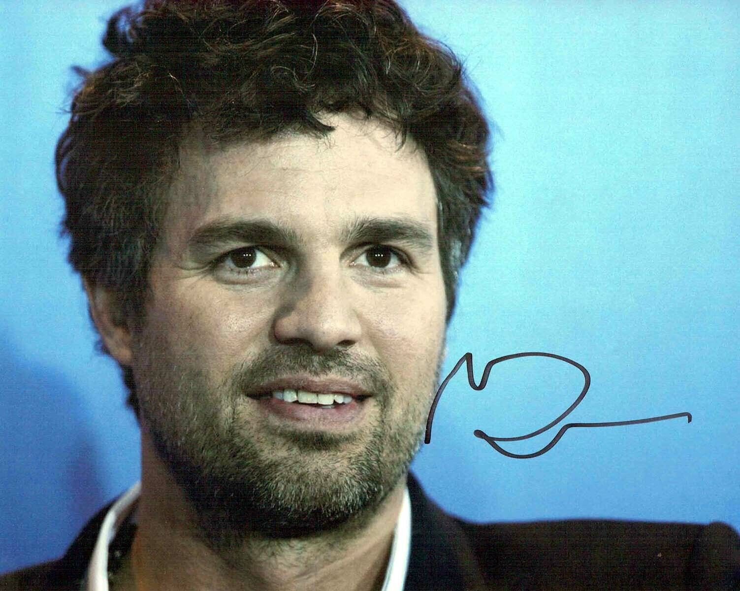 Mark RUFFALO SIGNED Autograph 10x8 Photo Poster painting AFTAL COA American Actor Director