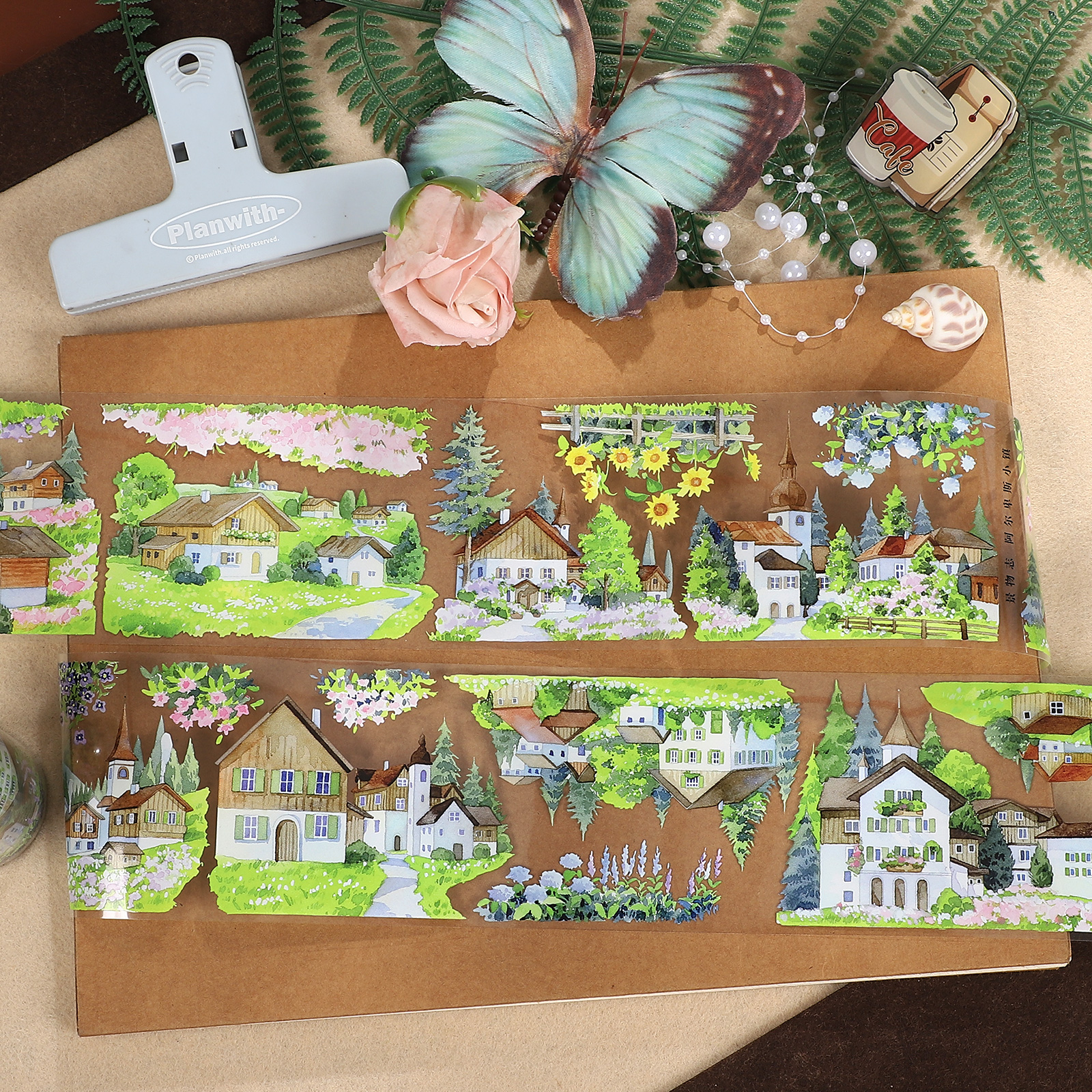 PET 테이프 - 7cm x 5m 알프스 타운 시리즈