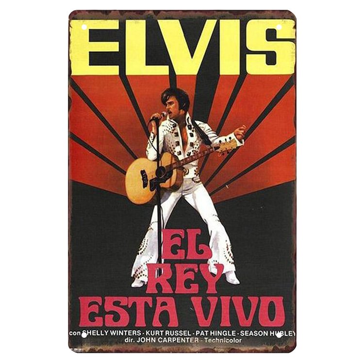 【20*30cm/30*40cm】Elvis Presley - Vintage Tin Signs/Wooden Signs