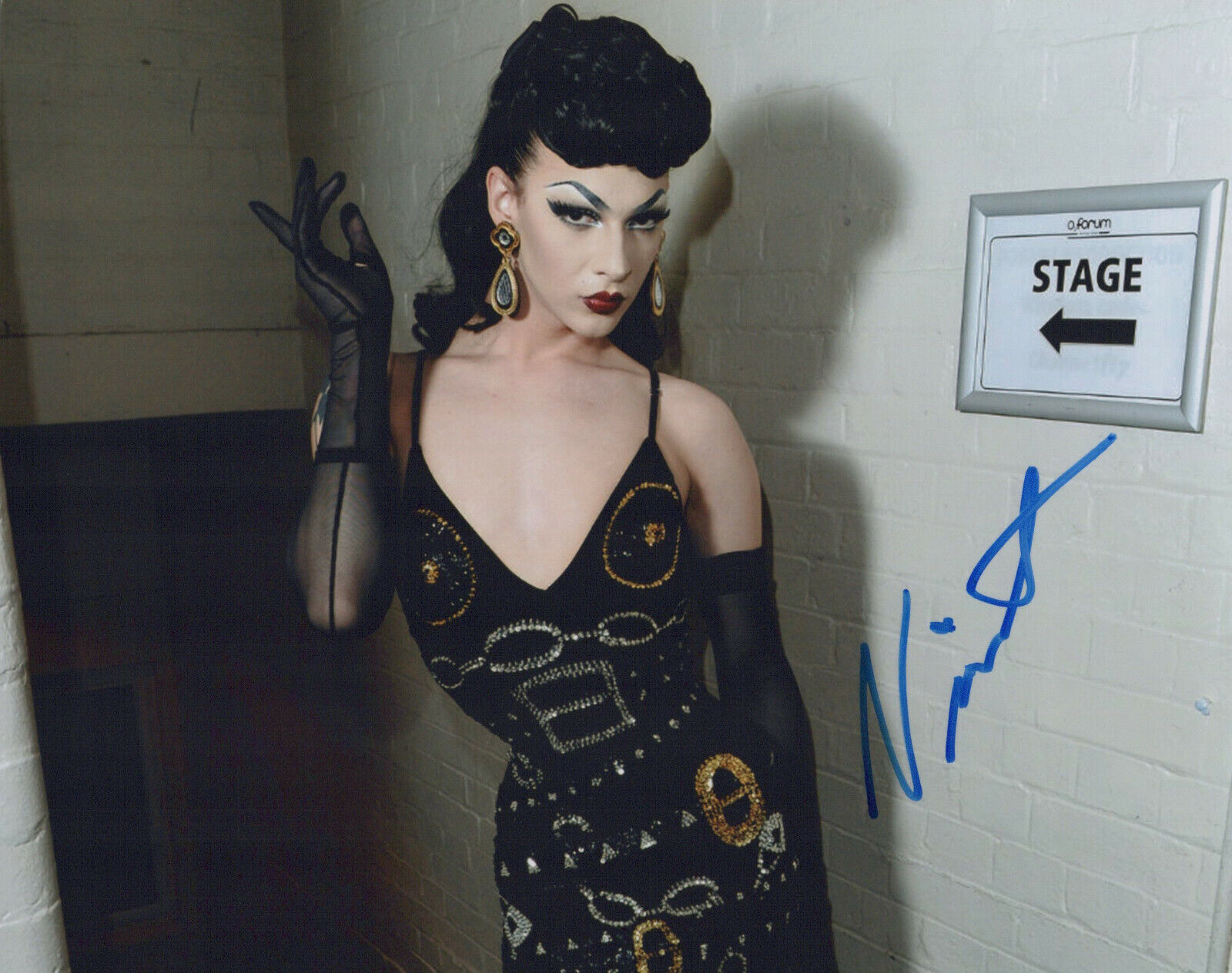 Violet Chachki (RuPaul's Drag Race) signed 8x10 Photo Poster painting In-person