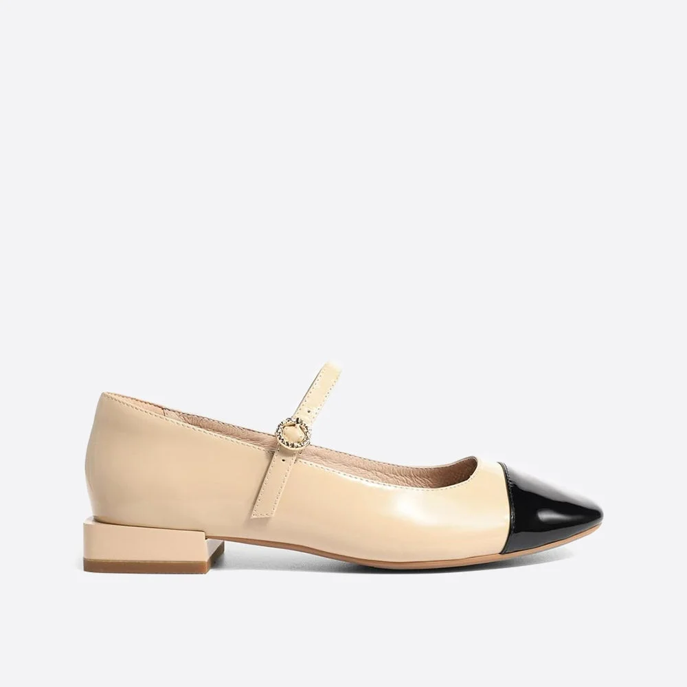 Commute Combi Color Flat Mary Janes