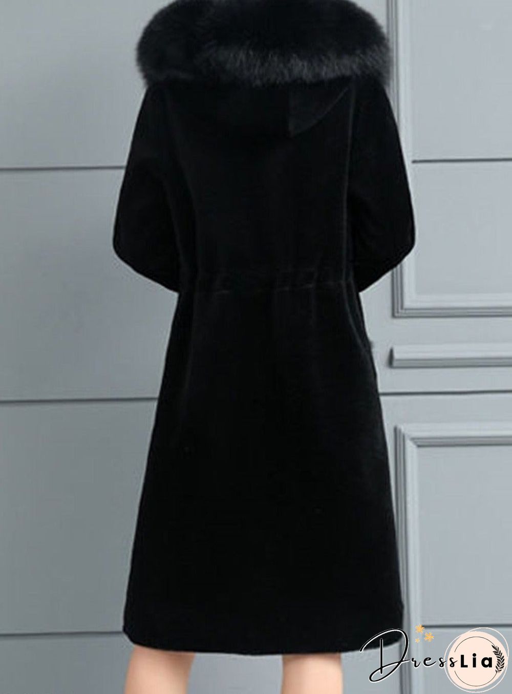 New ins women's medium and long imitation mink coat