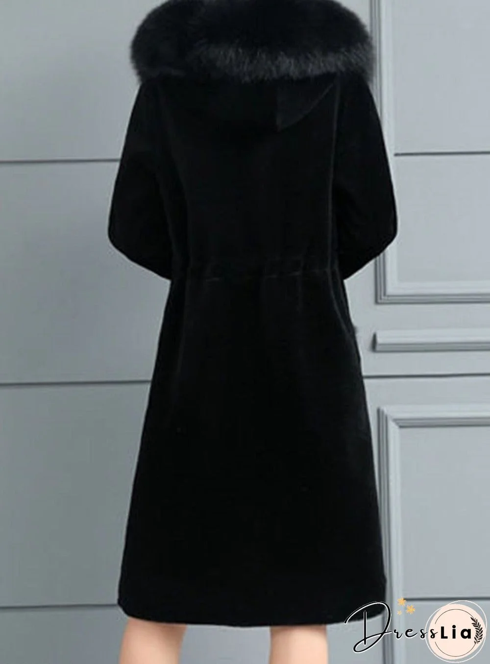 New ins women's medium and long imitation mink coat