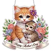 Mothers Day DIY Diamond Painting Acrylic Special Shape Pendant Hanging Kit