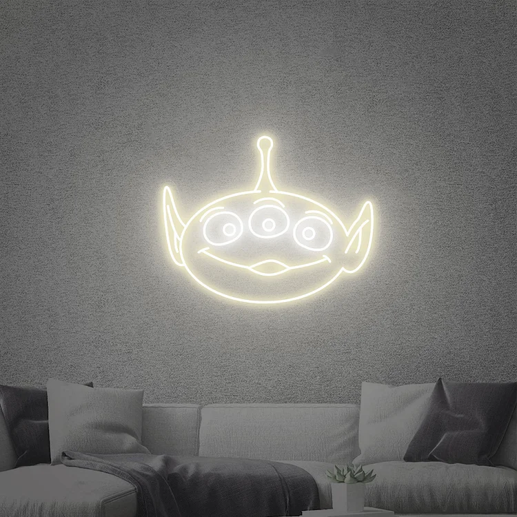 Toy Story Aliens Neon Sign Toy Story Neon Sign Toy Story Party Decor Home Decor Gift For Her