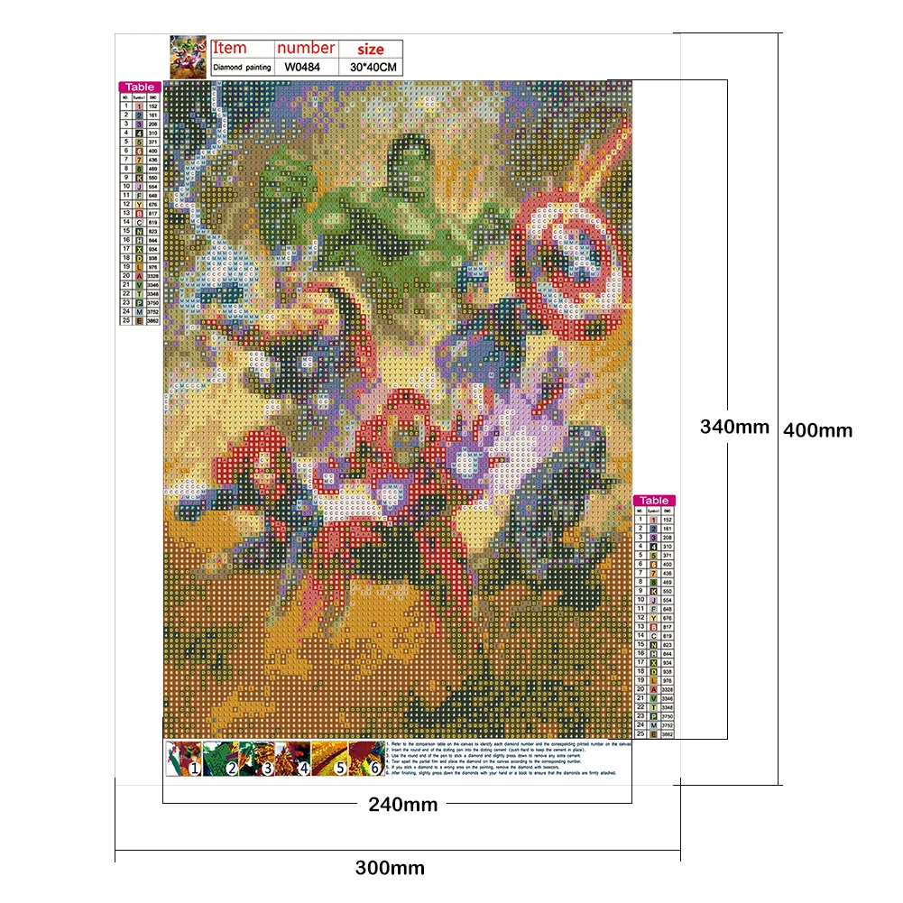 Diamond Painting - Full Round Drill - Super Hero(30*40cm)
