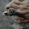Dark Series &bull; Eye & Fang Armor Jointed Ring
