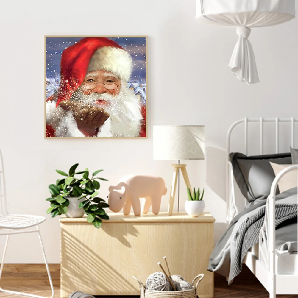 Full Round Diamond Painting - Santa Claus(30*30cm)