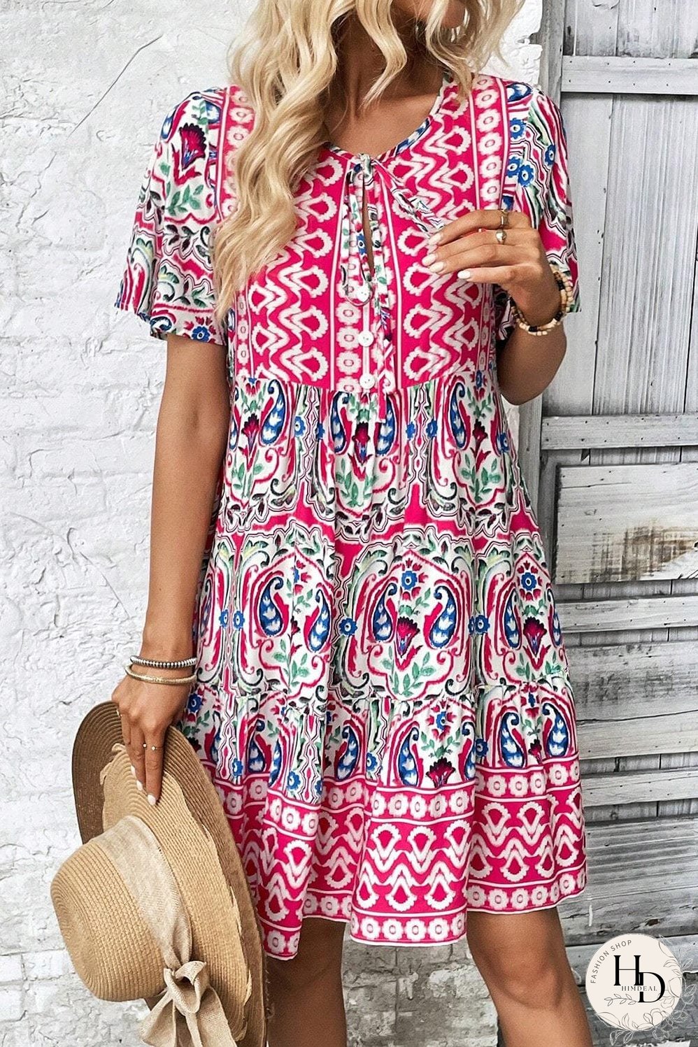 Yellow Floral Dress