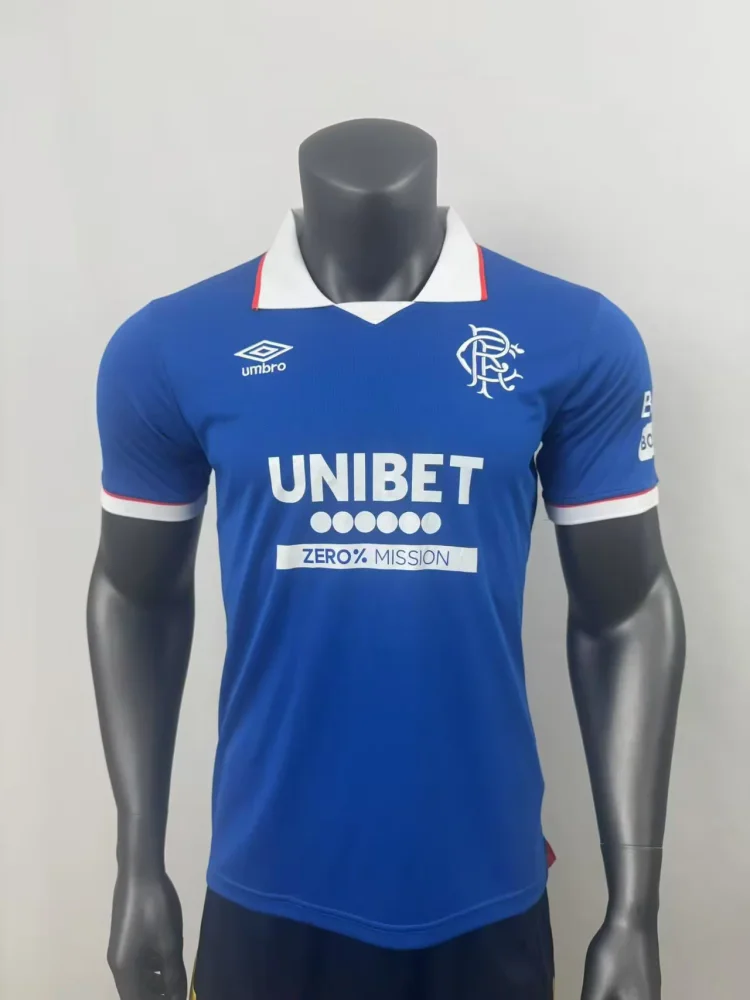 2025-26 New Season-Glasgow Rangers Home Jersey-Fans Edition
