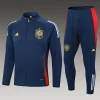 2024/2025 Spain Half-Pull Training Suit Royal Blue Football Jersey 1:1 Thai Quality