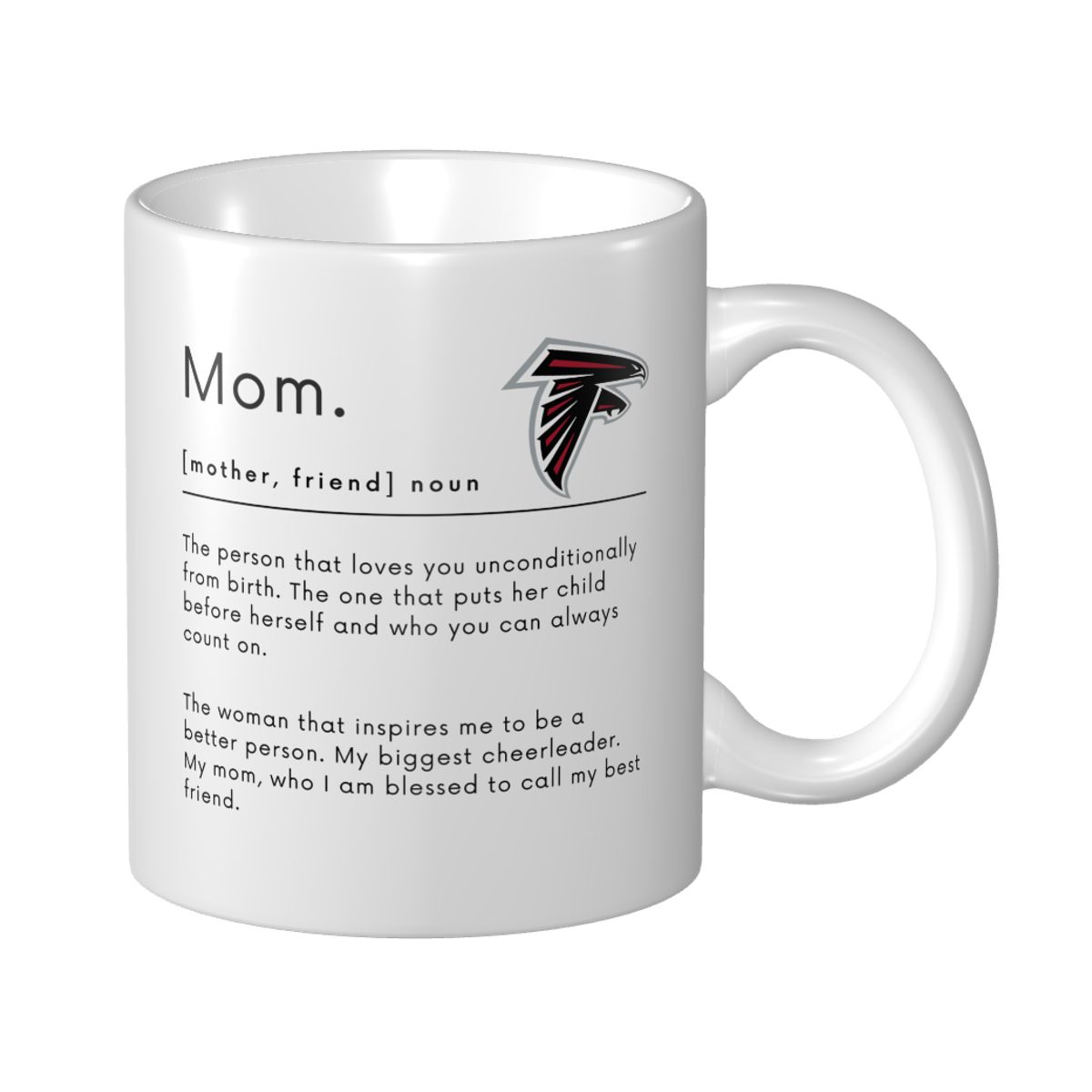 Atlanta Falcons Mom Dictionary Mother's Day Ceramic Mug