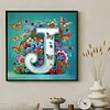 Butterfly Flower J 5D Partial Drill DIY Diamond Painting Kit 30*30cm