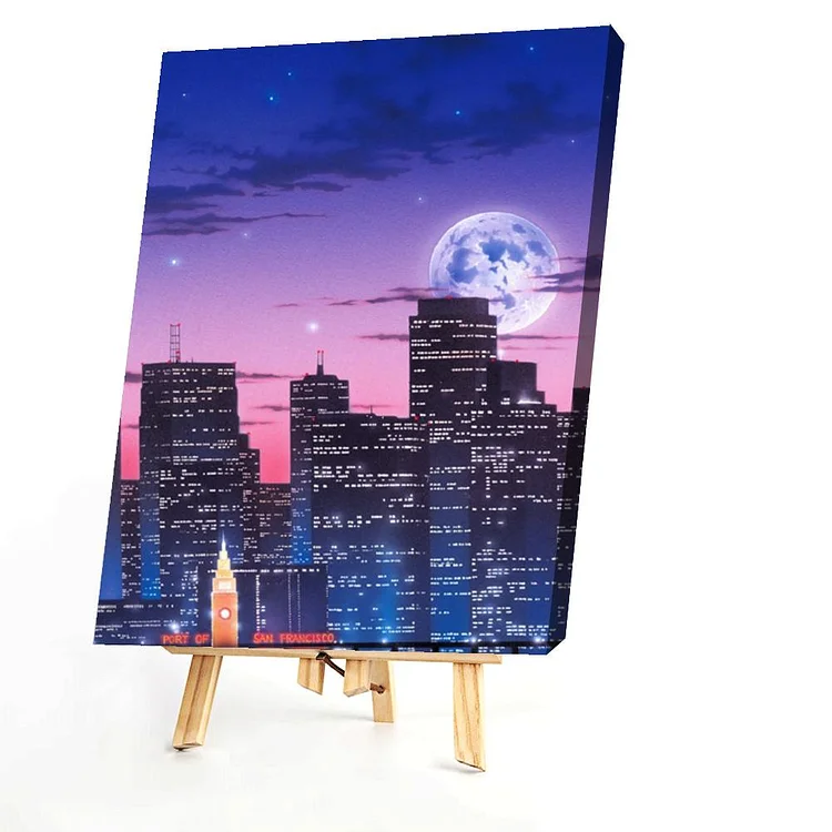 Cityscape - Painting By Numbers - 40*50CM gbfke