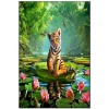 Little Tiger | Full Round Diamond Painting Kits