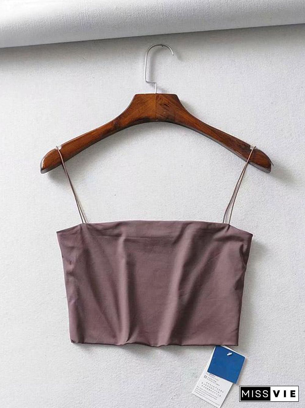 Summer Womens Crop Top Sexy Elastic Cotton Camis Sleeveless Short Tank Top Bar