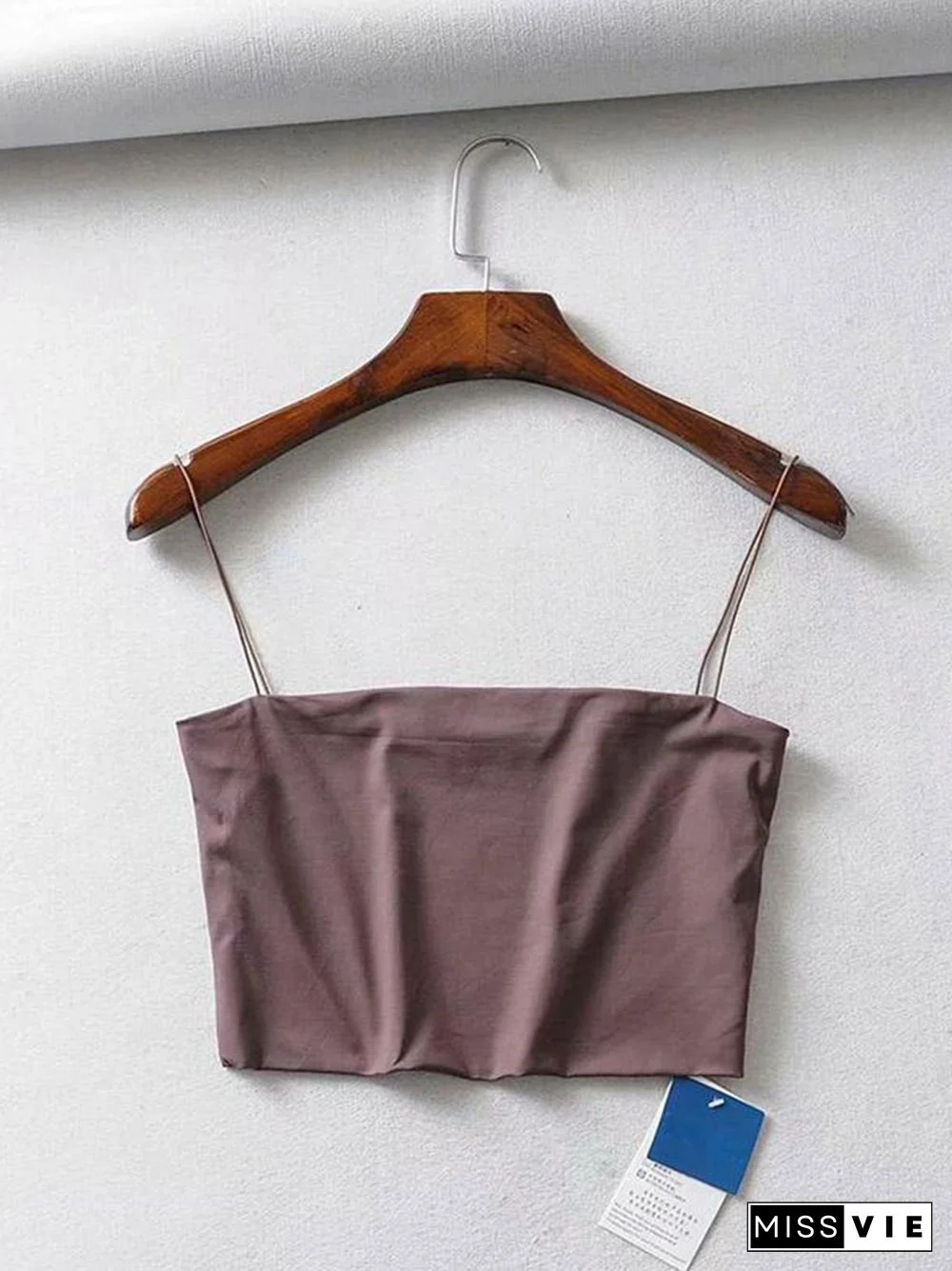 Summer Womens Crop Top Sexy Elastic Cotton Camis Sleeveless Short Tank Top Bar