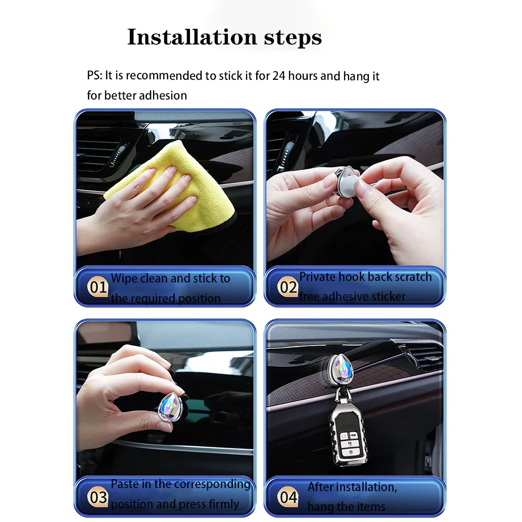 Car Mini Crystal Hook