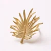 Golden Palm Leaf Catering Napkin Ring