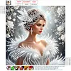 Diamond Painting-DIY Crystal Rhinestone Prom Girl
