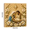 Framed Faith Family - Pearls Painting Kit DIY Diamond Painting Pearl Dot Crafts 20x20CM