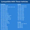 Thermostat for 1988-2019 Toyota Camry, Corolla, Sienna, Tacoma, Highlander, Rav4, 4runner, Tundra, Avalon, Celica, Hiace, Hilux, Matrix, Mr2, Solara, Venza, T100 Replaces 90916-A3003, 90916-03129