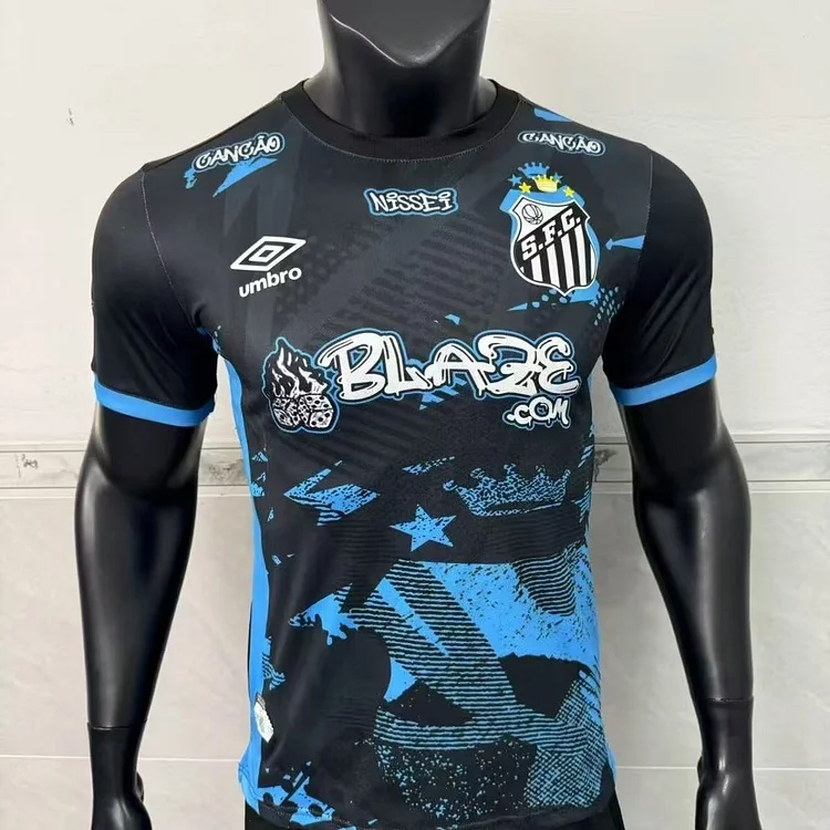 Player 2025-26 Santos FC Black/Blue  Special Edition Jersey