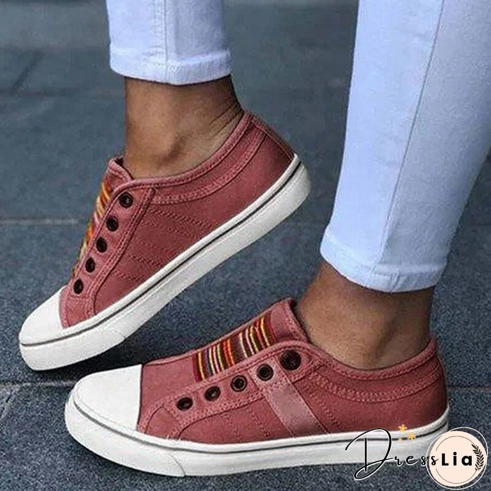 Low-cut Trainers Canvas Flat Shoes Women Casual Vulcanize Shoes New Women Summer Autumn Sneakers Ladies WDHKUN