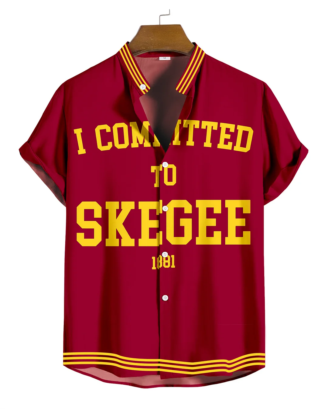 Men's Tuskegee University Short Sleeve Shirt 002