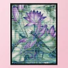 Dragonfly-11CT Stamped Cross Stitch Kit(40x50cm)