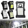 Portable Safety Wall Lights Waterproof LED Solar Motion Sensor Lights USB Charging Outdoor Clip On Solar Lights for Outside Fence Chain Link Camping