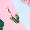 1Pc DIY Diamond Painting Lettter Keychain