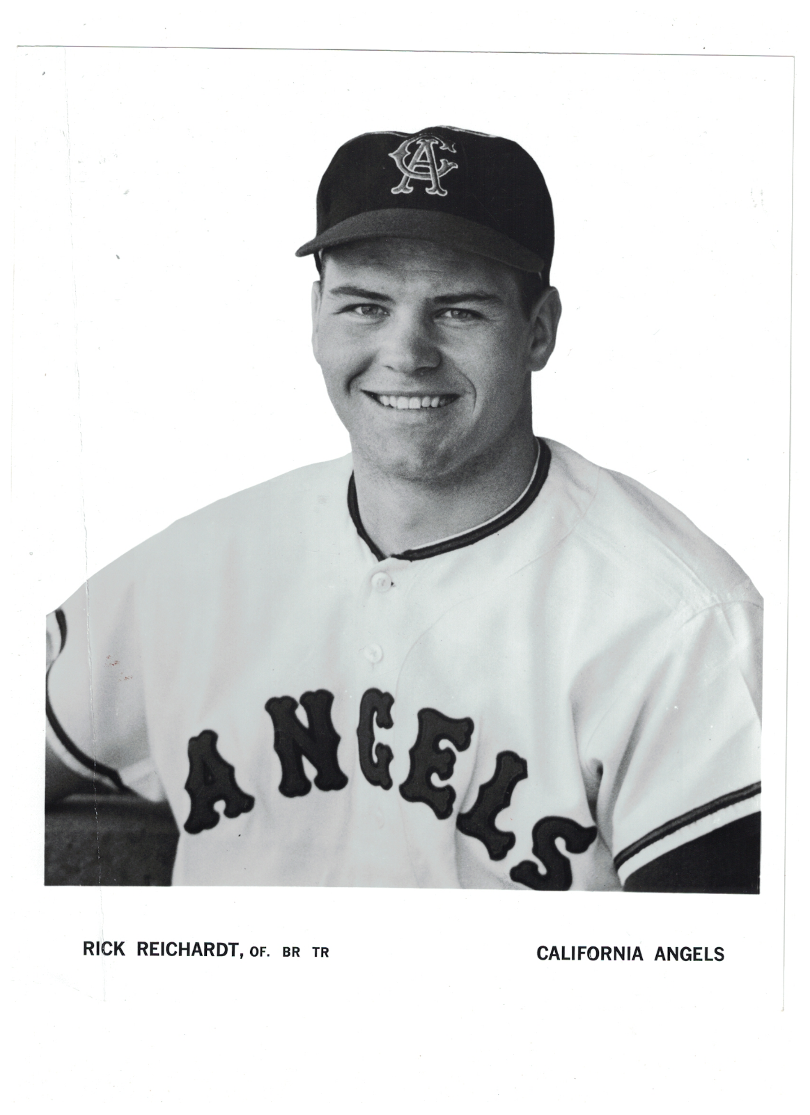 Rick Reichardt California Angels 8x10 Vintage Team Issue Baseball Photo Poster painting RH2