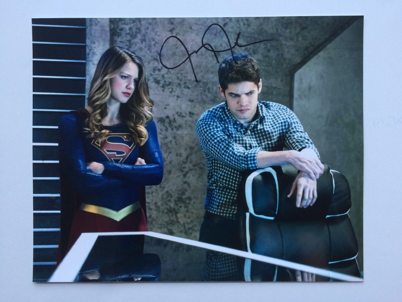 Jeremy Jordan Autographed Photo Poster painting Supergirl 8x10