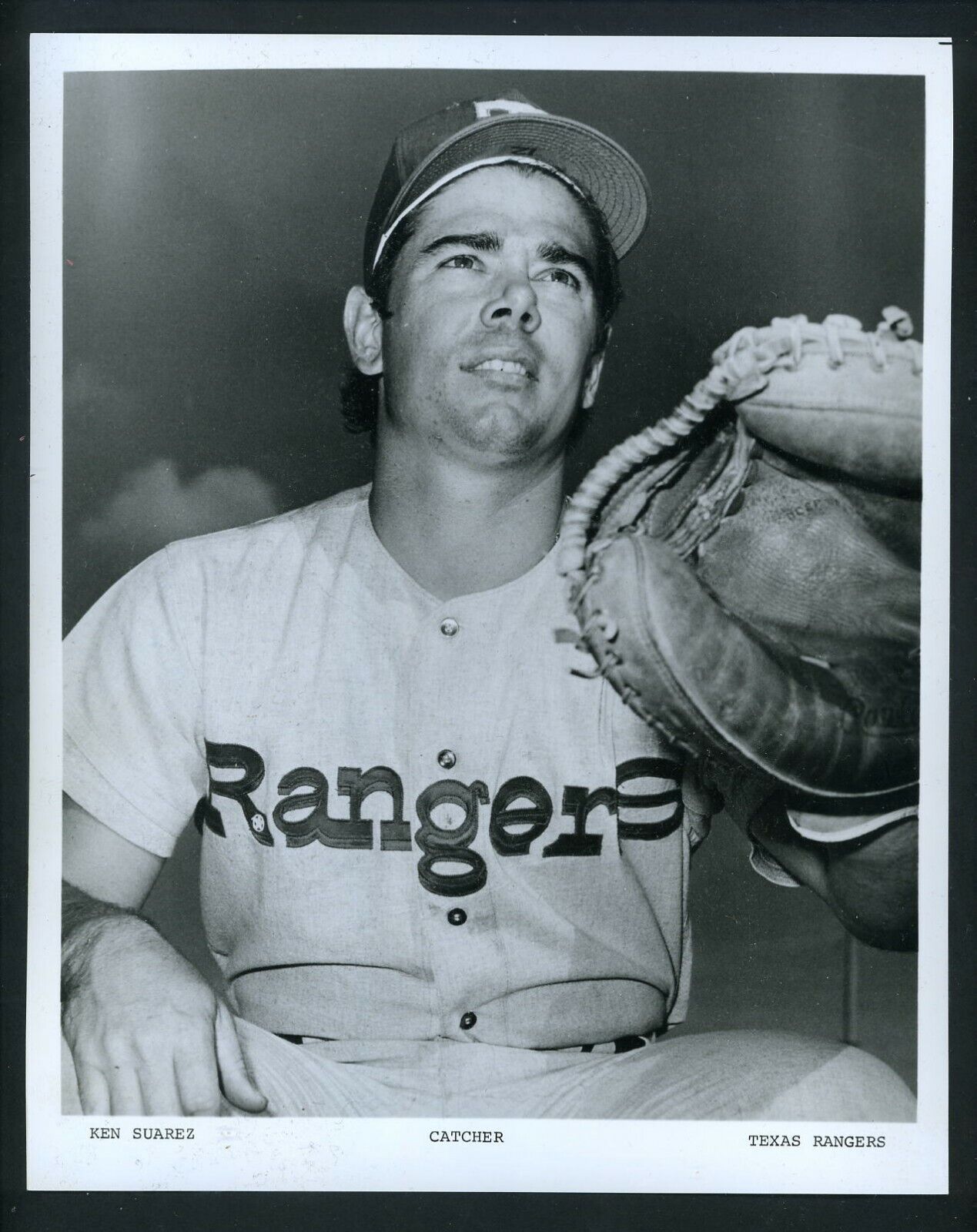 Ken Suarez 1972 Texas Rangers Team Issued Press Photo Poster painting